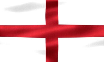 England-Flagge - realistische wehende Stoffflagge foto