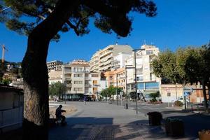 sant feliu de guixols stadt an der costa brava, spanien foto