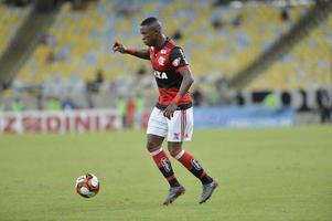 rio, brasilien - 28. märz 2018 - vinicius junior spieler im match zwischen flamengo und botafogo durch die carioca-meisterschaft im maracana-stadion foto