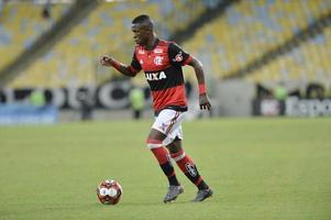 rio, brasilien - 28. märz 2018 - vinicius junior spieler im match zwischen flamengo und botafogo durch die carioca-meisterschaft im maracana-stadion foto