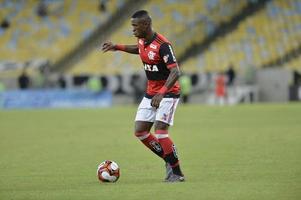 rio, brasilien - 28. märz 2018 - vinicius junior spieler im match zwischen flamengo und botafogo durch die carioca-meisterschaft im maracana-stadion foto