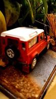 Land Rover Defender Diorama Miniaturen foto