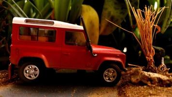 Land Rover Defender Diorama Miniaturen foto
