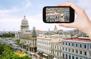 touristische aufnahme fotozentrum alt-havanna foto