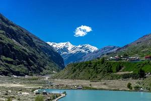 Blick auf die Berge foto