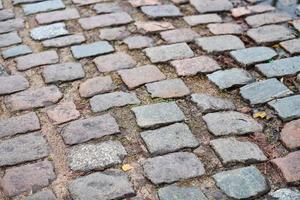 Pflastersteine an der Stadtstraße foto