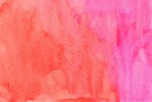 aquarellkoralle und rosa hintergrund. helle Kulisse. foto