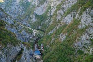 Ansicht der Wasserkraftanlage foto