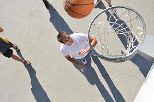 Street-Basketball-Ansicht foto