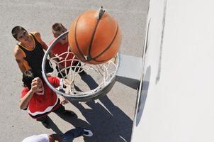 Ansicht Basketballspiel foto