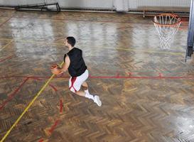 Ansicht Basketballspiel foto