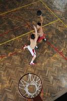 Ansicht Basketballspiel foto