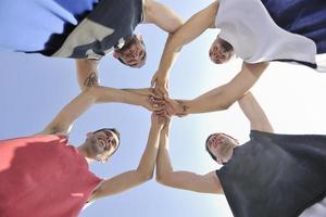 Basketballspieler-Team foto