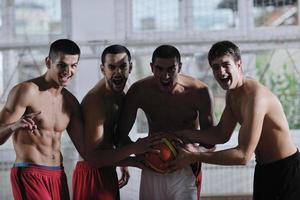 Ansicht Basketballspiel foto