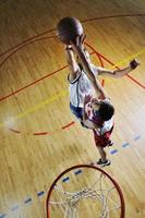 Ansicht Basketballspiel foto