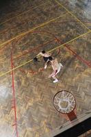 Ansicht Basketballspiel foto