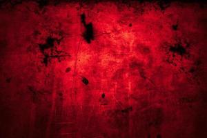 beängstigend dunkelroter Grunge Wand Betonzement Textur Hintergrund foto