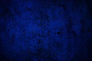 beängstigend dunkelblauer Grunge Wand Betonzement Textur Hintergrund foto
