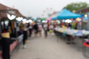 verwischen Sie Festival-Fußgängermarkt-Einkaufsstraße für abstrakten Hintergrund. foto