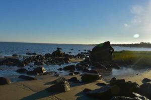 Wunderschöner Meerblick am Strand von Orleans foto