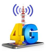 4g und Smartphone foto