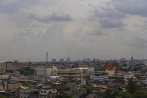 Blick auf die Stadt Bangkok foto