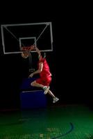 Basketballspieler in Aktion foto