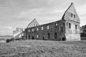 schloss visingsborg in schweden auf der insel visingsoe im see vaetterm. zugrunde richten foto