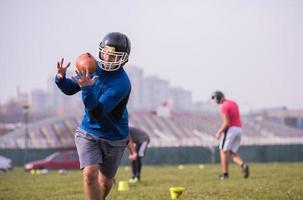 American-Football-Team in Aktion foto