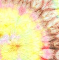 orangefarbenes psychedelisches Kaleidoskop. Gebundener Wirbel foto