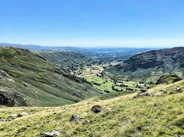 ein Blick auf den Lake District in der Nähe von Langdale foto