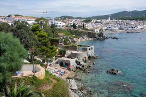 calella de palafrugell dorf an der katalanischen costa brava, spanien foto