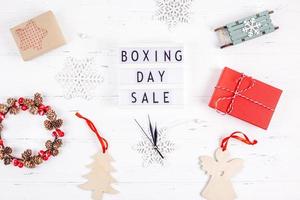 Box Day Sale Saisonale Aktion foto