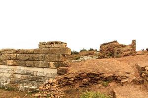 Blick auf die Ruinen von Griechenland foto