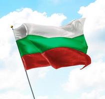 Flagge von Bulgarien foto