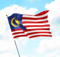 Flagge von Malaysia foto