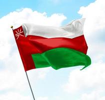 Flagge von Oman foto