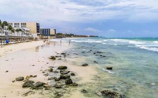 hurrikan 2021 gewitter tropischer sturm in playa del carmen mexiko. foto