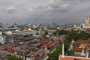 Blick auf die Stadt Bangkok foto