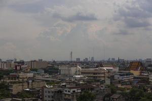 Blick auf die Stadt Bangkok foto