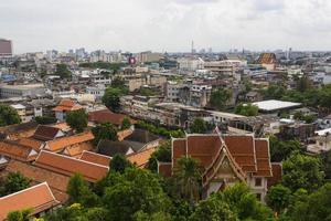 Blick auf die Stadt Bangkok foto