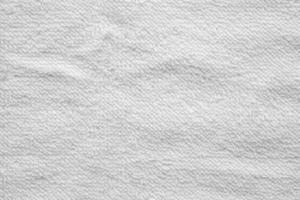 Closeup weiße Baumwollhandtuch Textur abstrakten Hintergrund foto