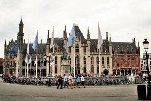 brügge in belgien im juli 2009. ein blick auf die stadt brügge in belgien foto