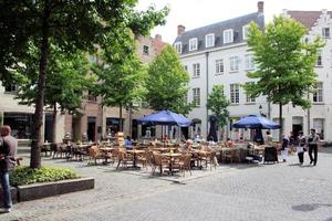 brügge in belgien im juli 2009. ein blick auf die stadt brügge in belgien foto