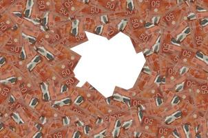 kanadische küstenwache schiff amundsen forschungseisbrecher auf kanada 50 dollar 2012 polymer banknote muster foto