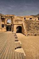 ein blick auf die alte römische stadt beit shean in israel foto