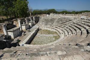 Bouleuterion, Gemeindehaus in der antiken Stadt Aphrodisias in Aydin, Türkei foto