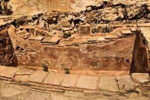 ein blick auf die alte römische stadt beit shean in israel foto