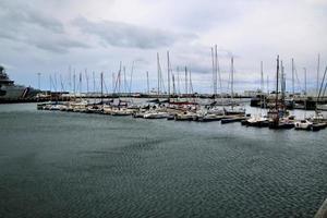 reykjavik in island im august 2018 ein blick auf den hafen von reykjavik foto