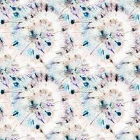 blaues psychedelisches Kaleidoskop. nahtlos. gefärbt foto